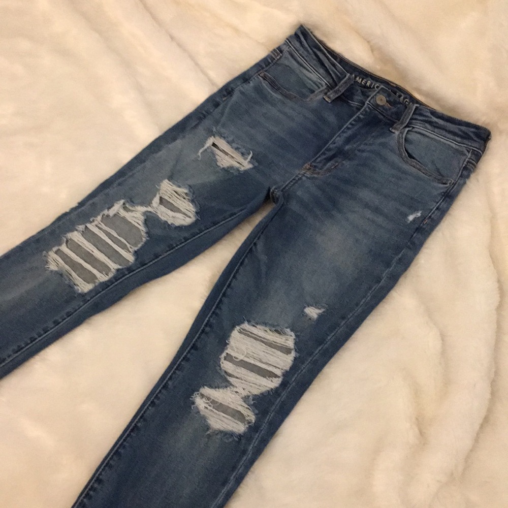 (EUC) ‼️America Eagle Outfitters 🦅 Next Level stretch High Rise Jegging